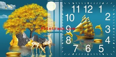 File tranh File gốc in tranh nền tường tổng hợp K65467 (gốc) chủ đề trừu tượng