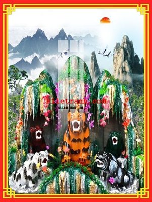 File in ấn chuyên nghiệp File gốc in tranh nền tường tổng hợp K65475 (file gốc)