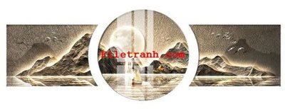 File tranh gốc PSD File gốc in tranh nền tường tổng hợp K65625 còn nguyên layer