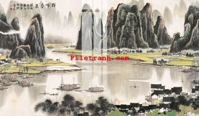 Tệp tin gốc File gốc in tranh nền tường tổng hợp K65654 (dùng cho in) File gốc in tranh nền tường tổng hợp K65654