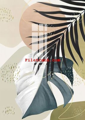 File PSD File gốc in tranh nền tường tổng hợp K65705 (gốc) tách lớp chi tiết