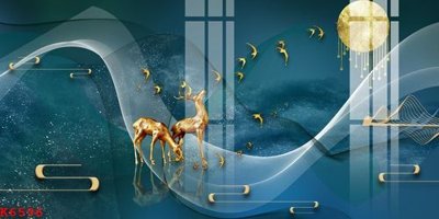 File ảnh File gốc in tranh tổng hợp K6596 (gốc) trang trí khách sạn