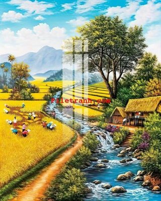 File gốc File gốc in tranh nền tường tổng hợp K65961 (in ấn) màu sắc trung thực