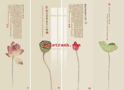 File gốc File gốc in tranh nền tường tổng hợp K66016 (bản quyền) cho in ấn