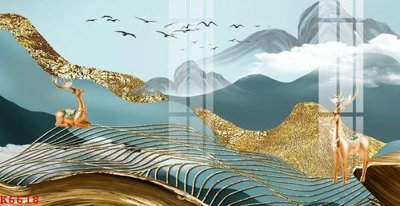 Hình ảnh file gốc File gốc in tranh tổng hợp K6618 cho in UV