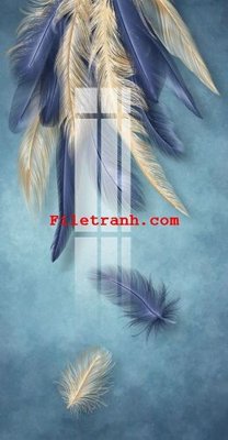 File gốc File gốc in tranh nền tường tổng hợp K66270 (in lụa) tranh mã đáo