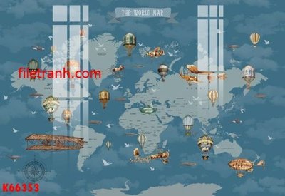 File gốc File gốc in tranh nền tường tổng hợp K66353 (AI/EPS) cho in ấn