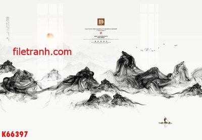 File gốc in ấn File gốc in tranh nền tường tổng hợp K66397 độ phân giải cao