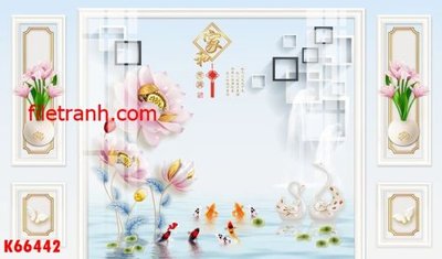 File gốc File gốc in tranh nền tường tổng hợp K66442 (cho in 3D) độc đáo