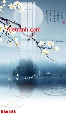Tải file File gốc in tranh nền tường tổng hợp K66446 (PSD) cho in tranh kính