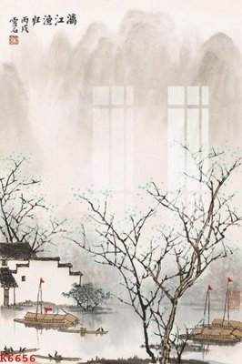 File tranh File gốc in tranh tổng hợp K6656 (bản gốc) treo phòng ăn