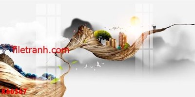 File tranh in trần File gốc in tranh nền tường tổng hợp K66567 (ảnh gốc siêu nét)