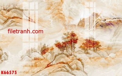 File gốc File gốc in tranh nền tường tổng hợp K66575 (in 3D) cho trang trí