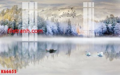 File tranh File gốc in tranh nền tường tổng hợp K66655 (gốc) in film