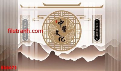 Download file gốc File gốc in tranh nền tường tổng hợp K66675 (in lụa) nghệ thuật