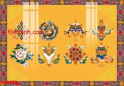 File gốc File gốc in tranh nền tường tổng hợp K66688 (trang trí) cho phòng khách