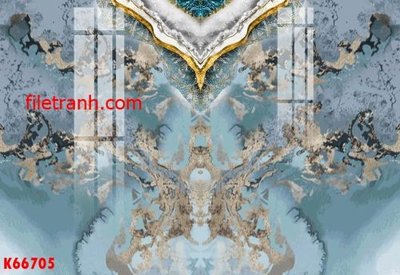 File tranh File gốc in tranh nền tường tổng hợp K66705 (gốc) in film