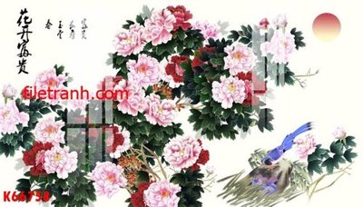 File gốc File gốc in tranh nền tường tổng hợp K66758 (in ấn) màu sắc trung thực