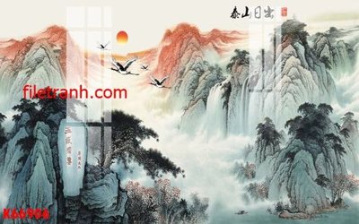 Mua file gốc File gốc in tranh nền tường tổng hợp K66906 (in ấn) tại Filetranh.com