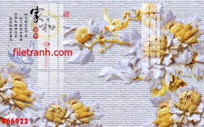 File ảnh File gốc in tranh nền tường tổng hợp K66923 (gốc) in decal dán tường