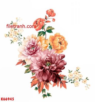 File gốc File gốc in tranh nền tường tổng hợp K66945 (in mica) làm bảng hiệu