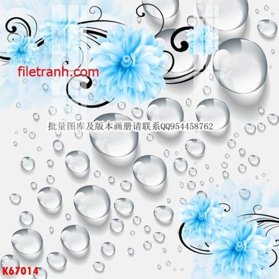 File gốc File gốc in tranh nền tường tổng hợp K67014 (in mica) làm quà tặng