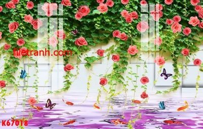 File gốc File gốc in tranh nền tường tổng hợp K67018 (thiết kế) cho in ấn