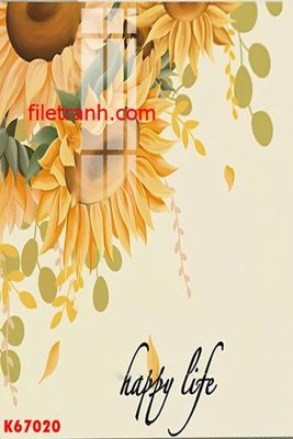 File gốc File gốc in tranh nền tường tổng hợp K67020 (in lụa) họa tiết 3D