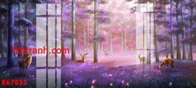 File tranh File gốc in tranh nền tường tổng hợp K67035 (bản gốc) treo quán cafe