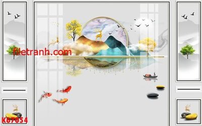 File tranh gốc File gốc in tranh nền tường tổng hợp K67054 (bản đẹp) độc quyền