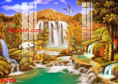 File tranh File gốc in tranh nền tường tổng hợp K67058 (ảnh gốc) cho in ấn kỹ thuật số