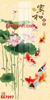 Download file gốc File gốc in tranh nền tường tổng hợp K67097 (in mica) trong suốt