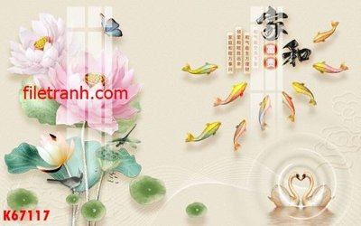 File in trần File gốc in tranh nền tường tổng hợp K67117 (bản gốc) phong cảnh