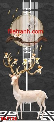 File in trần File gốc in tranh nền tường tổng hợp K67130 (bản gốc) mây trời