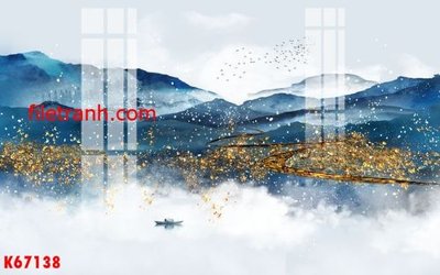 File tranh PSD File gốc in tranh nền tường tổng hợp K67138 chất lượng cao