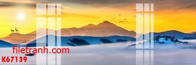 File PSD File gốc in tranh nền tường tổng hợp K67139 (gốc) nhiều lớp (multi-layer)