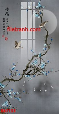 File in ấn File gốc in tranh nền tường tổng hợp K67155 (bản gốc) sắc nét