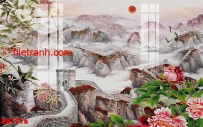 File gốc File gốc in tranh nền tường tổng hợp K67216 (vector) cho in ấn