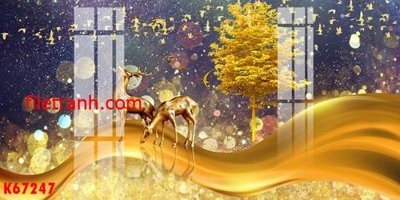 File gốc File gốc in tranh nền tường tổng hợp K67247 (AI/EPS) cho in ấn