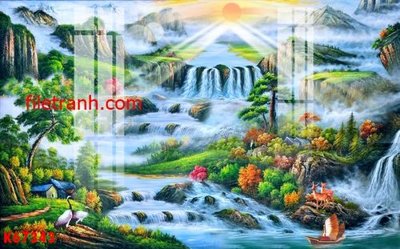 Tải file File gốc in tranh nền tường tổng hợp K67343 (gốc) chủ đề hoa sen