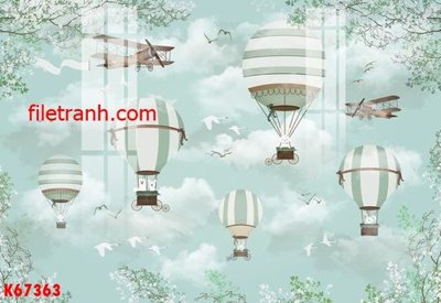 File ảnh File gốc in tranh nền tường tổng hợp K67363 (gốc) in PP, decal