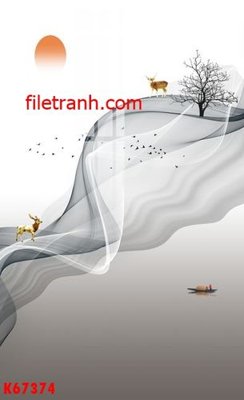 File in mica File gốc in tranh nền tường tổng hợp K67374 (bản gốc) sắc sảo