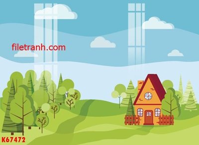 File in trần File gốc in tranh nền tường tổng hợp K67472 (file gốc) phong thủy