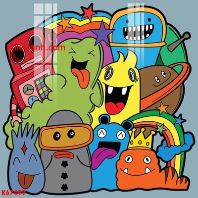 File gốc File gốc in tranh nền tường tổng hợp K67499 (in mica) cắt laser