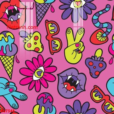 File ảnh gốc File gốc in tranh nền tường tổng hợp K67548 không vỡ nét