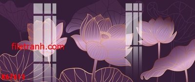 File gốc File gốc in tranh nền tường tổng hợp K67613 (cho in 3D) độc đáo