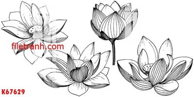 File gốc File gốc in tranh nền tường tổng hợp K67629 (in lụa) hoa văn cổ điển