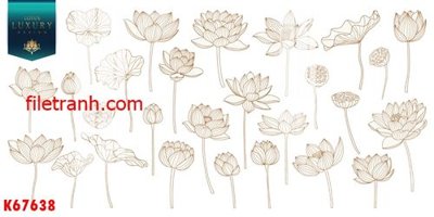 File tranh gốc File gốc in tranh nền tường tổng hợp K67638 (bản quyền) Filetranh.com