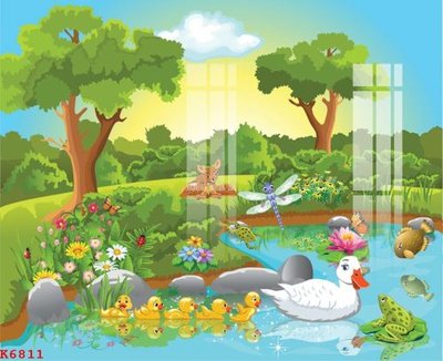 Download file gốc File gốc in tranh tổng hợp K6811 (in lụa) cao cấp