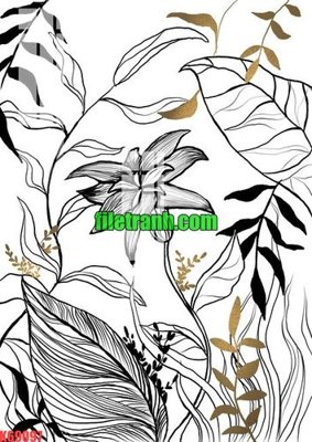 File tranh File gốc in tranh nền tường tổng hợp K69097 (gốc) in trên kính